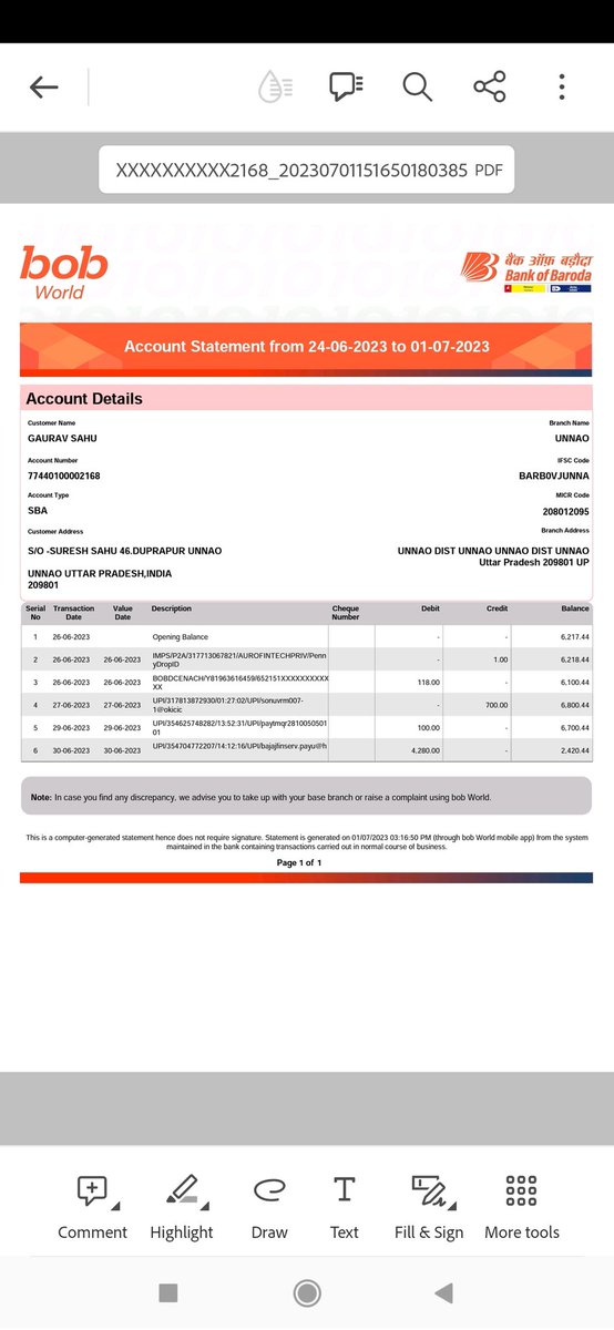 @Bajaj_Finserv 118₹ deducted from my account but my account number  not changed till now