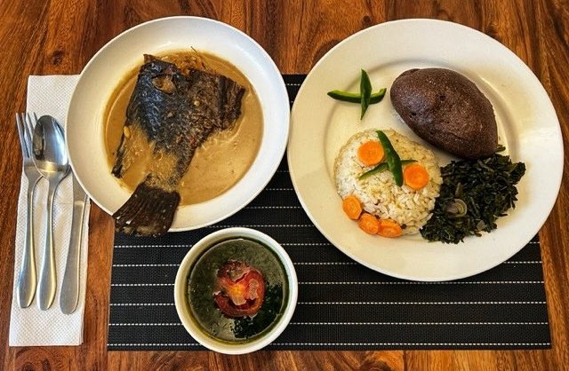 VisitAcholiLand's tweet photo. Have tried this out? Pasted Smoked fish &amp; Boo on the side?

Well, come to Omera Restaurant in Kanjokya Street, Plot 80, for more inquiries call or WhatsApp: 0782801732

#healthylifestyle #healthyfood #supportlocal #localcusine

@OmeraTable @FGimara @wekesa_amos @Nsababera_juju https://t.co/UIs79Dnyvj
