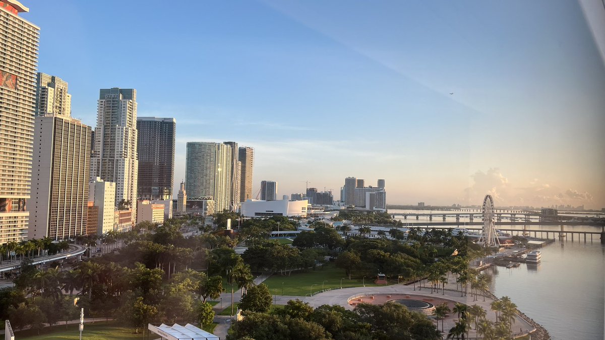 BenBayer's tweet image. Good morning for an OCON in Miami. #OCON2023