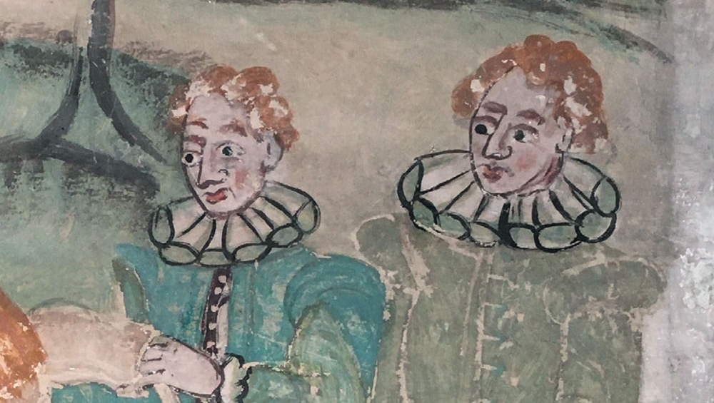 Access to the online event featuring Dr Kathy Davies and her fascinating insights into Tudor domestic wall paintings is still available to buy. More details available here 👇 tudortailor.com/missing-person…