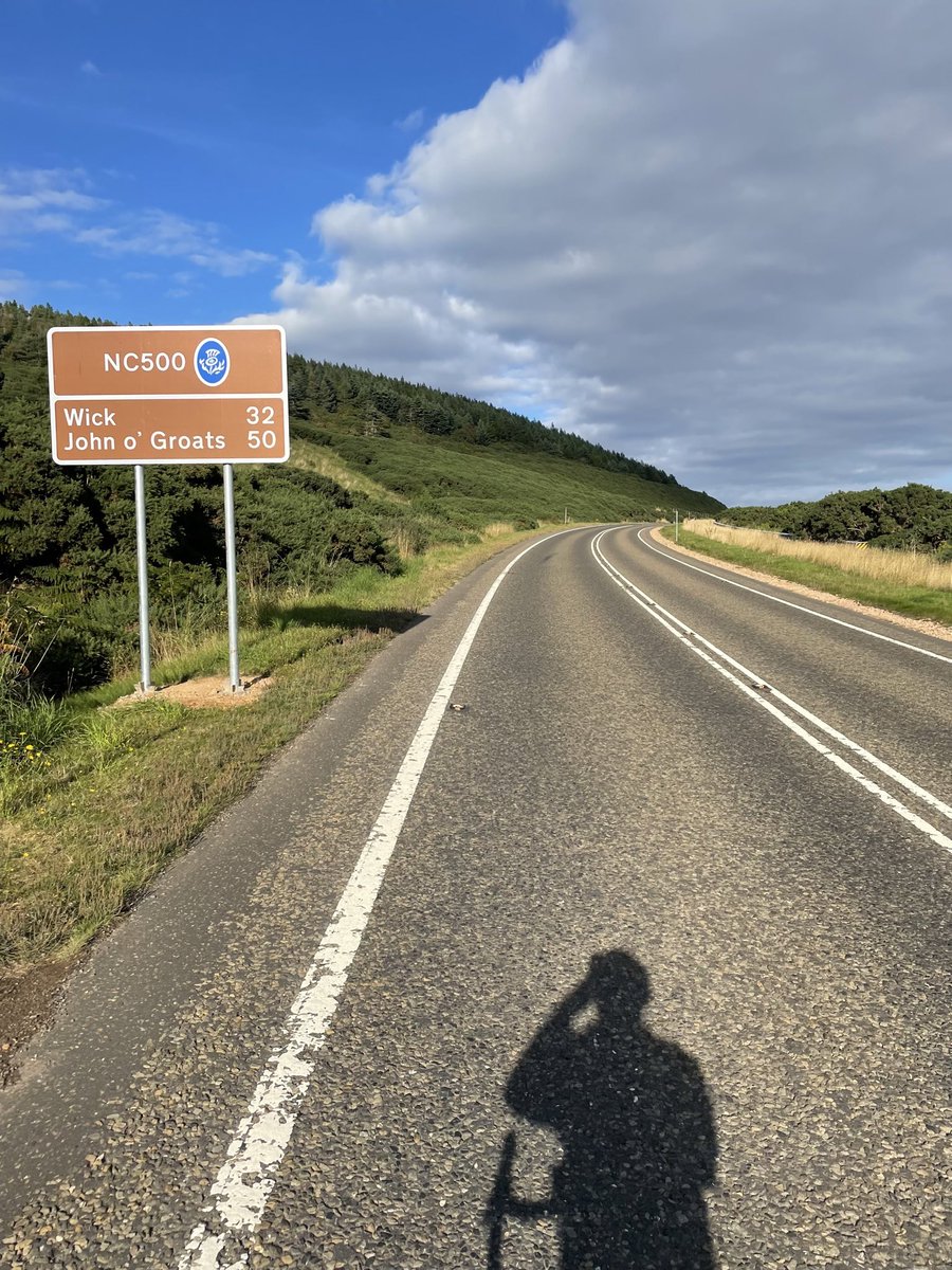 @vikki4mdnp @FNDHopeUK @SotonLejog @unisouthampton Pretty much the home straight now! Don't worry too much about the A9, it seemed very reasonable away from the school holidays.