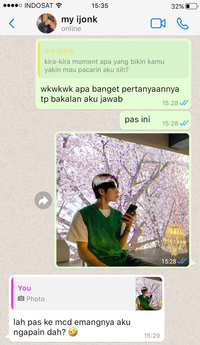 okanekaseideiru's tweet photo. Ijonk (nama asli Javier) bertanya, Sonya menjawab.
#violibraz one tweet sosmed fic. https://t.co/ScEjXS0iKx