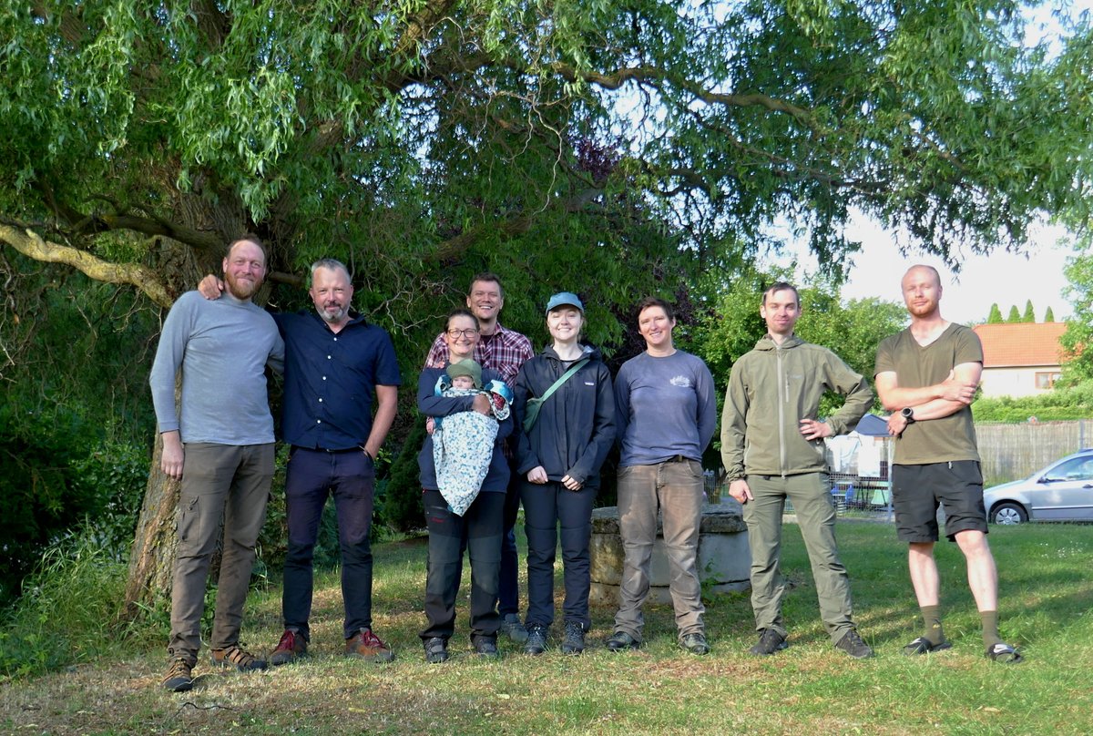 RModlinger's tweet photo. Great field work with dear colleagues  from TU Munich @KBraziunas @cedollinger  @MariaPotterf and CZU Prague @THlasny @DanielTyser https://t.co/ZabwRqZpAt