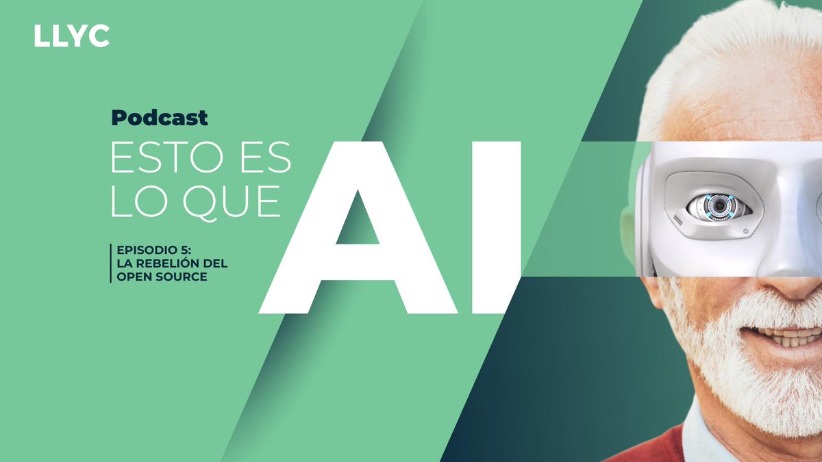 🎙️ ¿Qué significa ser "abierto" en la IA? ¿Y si el open source acabará con el monopolio tecnológico? Averígualo en el nuevo episodio de #EstoEsLoQueAI. Únete a la conversación y explora las infinitas posibilidades de la IA y el código abierto. 👉 ow.ly/p5gA104MEjY