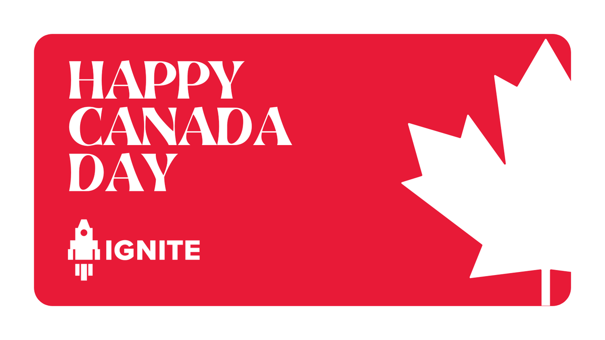 Ignite would like to wish everyone a Happy Canada Day! We would like to announce that our office will be closed on Monday July 3rd. Looking for activities to do over the long weekend? Please check out Tourism NB's Events page here: bit.ly/443DfzW