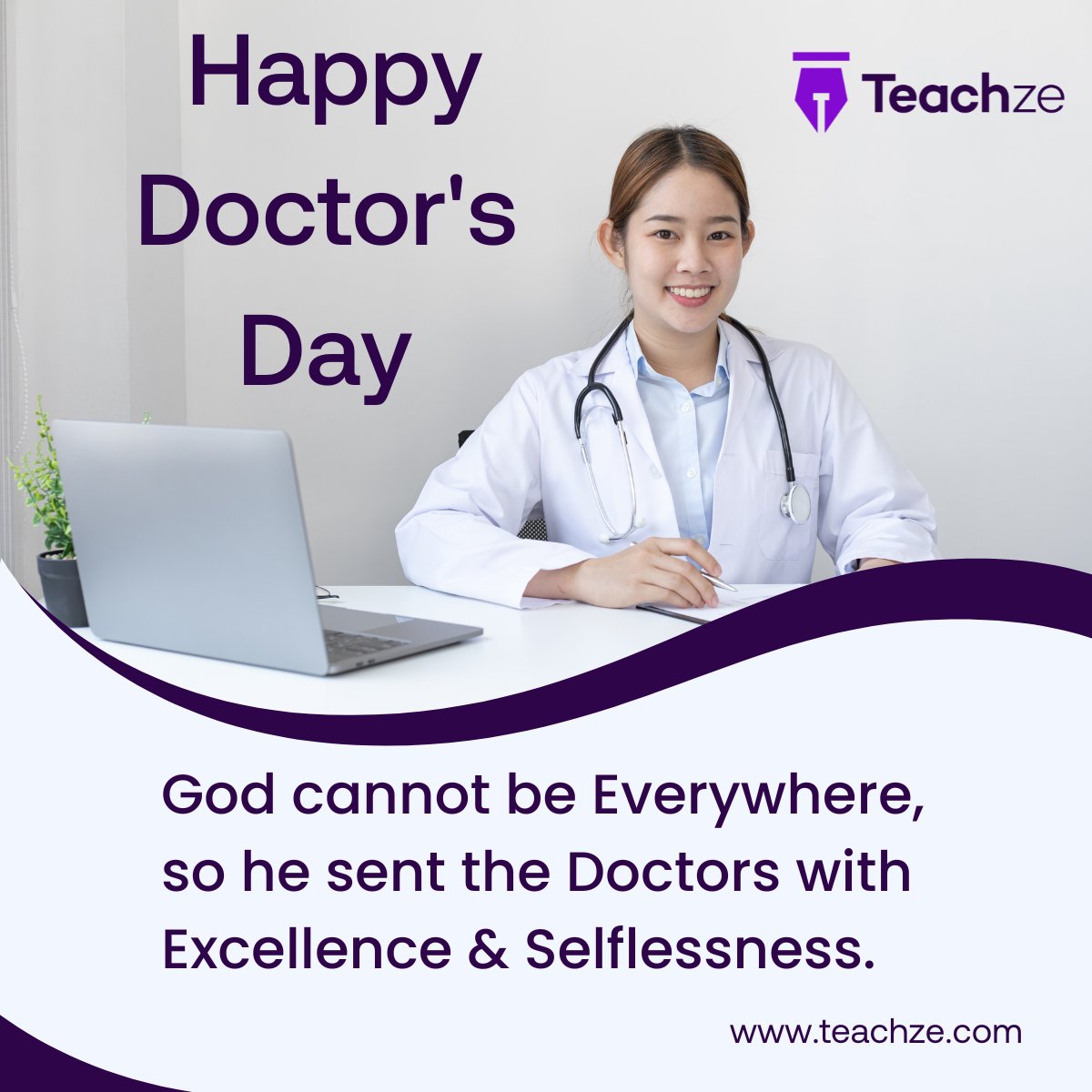 teachze_inc's tweet photo. Happy Doctor's day to all the Doctors in the world.

#HappyDoctorsDay #DoctorsDay #Doctors 
#teachze #EducationForAll https://t.co/OaiF27YKNt