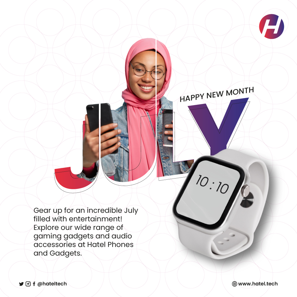 hateltech's tweet photo. Elevate your career productivity and music experiences in this month of July!

Happy New Month!

#July #HappyNewMonth https://t.co/uB2yPNztKg