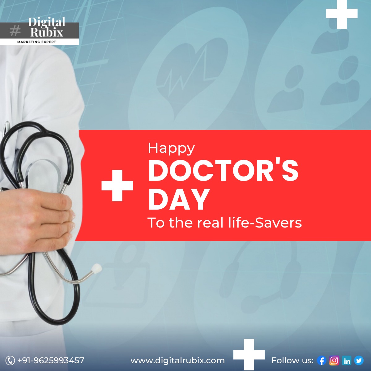 DigitalRubix's tweet photo. On this special day, let us recognize the invaluable effort of our doctors and express our gratitude for the care they provide every day.
.
.
For more information, please call 9625993457 or visit https://t.co/Y9IzImU67r
#digitalrubix #doctorsday #doctors #doctorslife #hotlead https://t.co/zZe0Lhj0KY