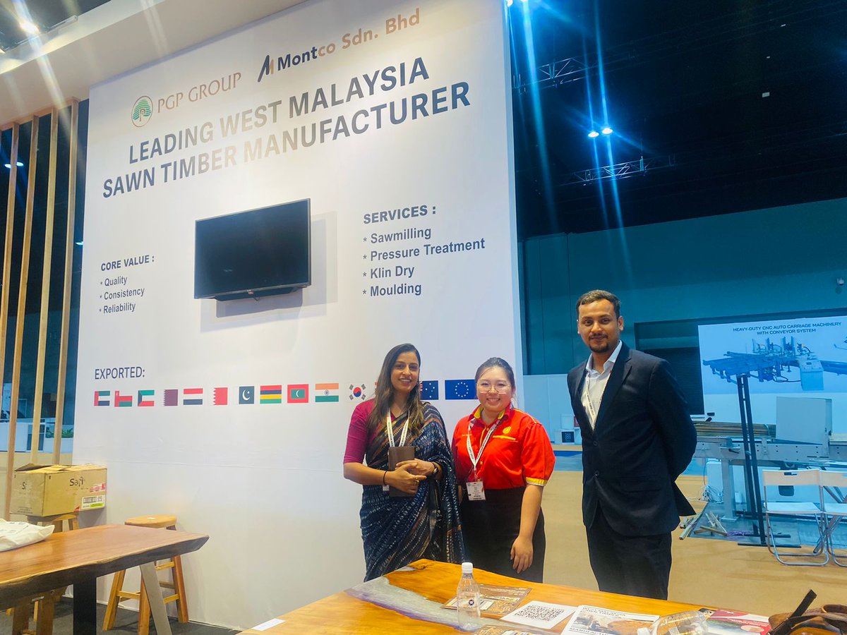 Arms4AI1's tweet photo. @Arms4AI1  had an incredible experience exhibiting at Malaysian Wood Expo 2023. Our One-Click GEO AI platform received great recognition from industry leaders, pushing the boundaries of innovation in forest and wood technology.
@startupindia @GoI_MeitY @stpiindia @AIMtoInnovate https://t.co/4D3rPMVyRK