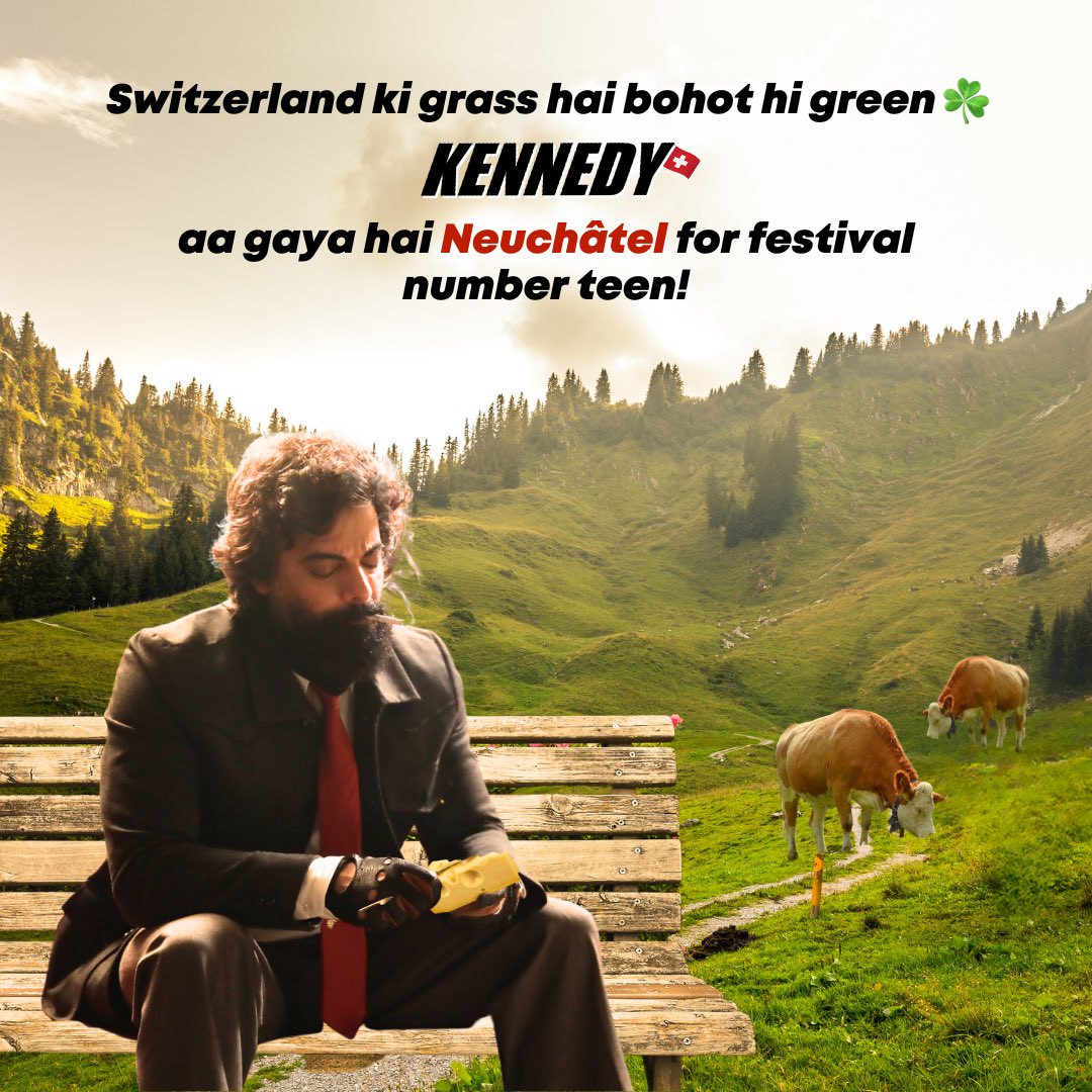 itsRahulBhat's tweet photo. Kennedy ka jadoo abhi khoob chalega onscreen...Milte hain aaj Neuchatel mein with festival number teen!

Kennedy's screening to happen today @nifff!

@anuragkashyap72 @itsRahulBhat @SunnyLeone @cinemakasam @kabirahuja1991 @shariqpatel @goodbadfilms1 @ZeeStudios_ https://t.co/xVYDIfqqYm