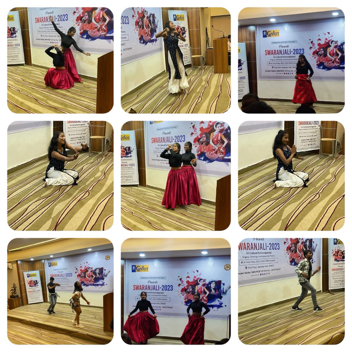 GNIOTCollege's tweet photo. ππ SWARANJALI -2023, organized by the Department of https://t.co/0PPmfiaaDe First Year, successfully concluded on 30th June '23 at 5:00 PM. π
#GNIOT #Swaranjali2023 #GNIOTTalentShow #BTechFirstYear #CollegeLifeMemories #ExtraordinaryTalent https://t.co/5Dn2IXtI56