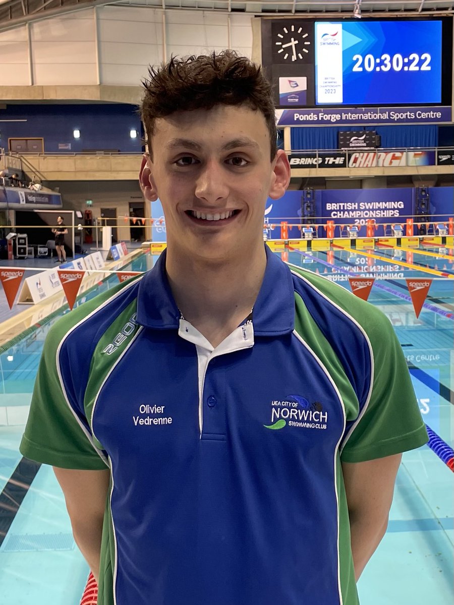 Olivier Vedrenne travels to Belgrade 🇷🇸 for the 2023 European Junior Championships with the 🇬🇧 Swimming Team. Good luck Olivier! Everyone ⁦<a href="/cityofnorwichsc/">City of Norwich SC</a>⁩ are very proud of you. #becomeyourbest