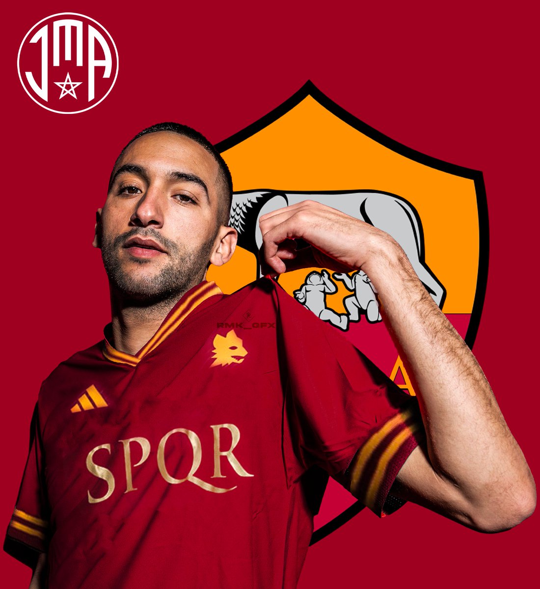 🇲🇦 Hakim Ziyech to AS Roma... 🇮🇹⏳

Work : @JoueursMA 🎨