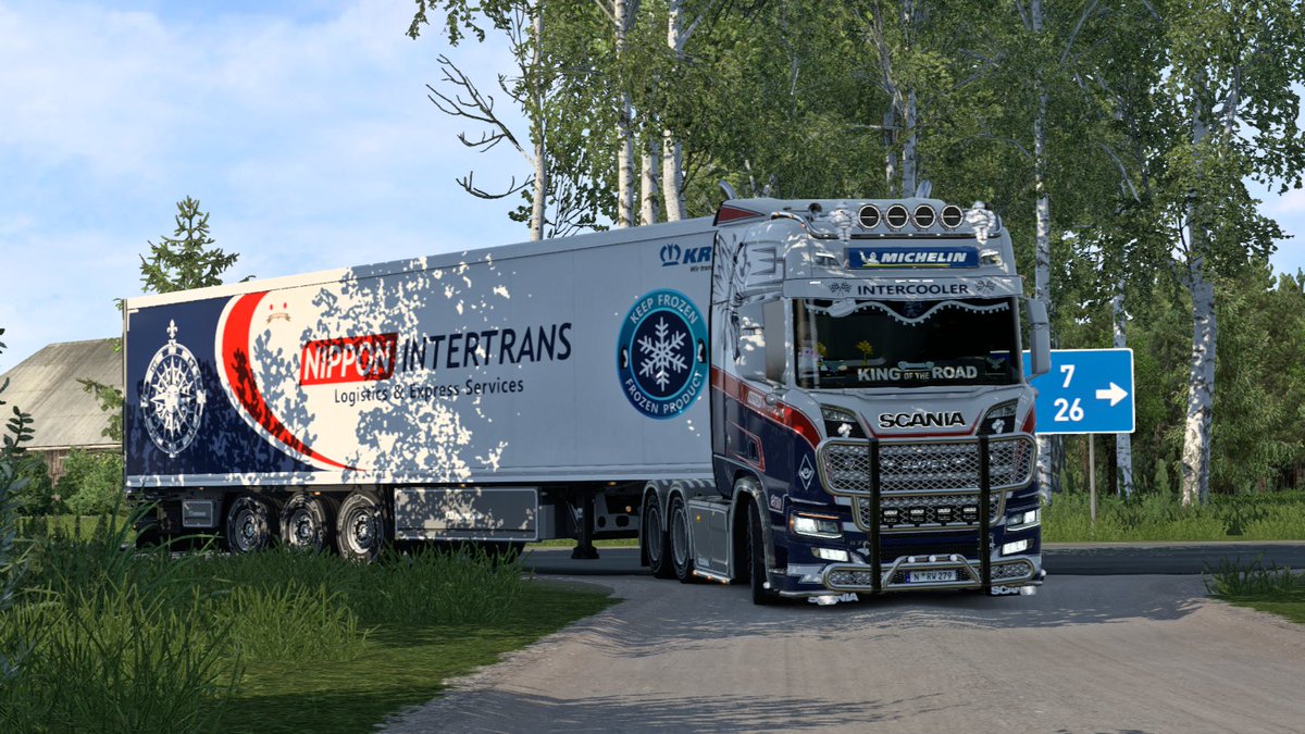 🇱🇻 #ETS2 #EuroTruckSimulator2 #ProMods #ScaniaV8