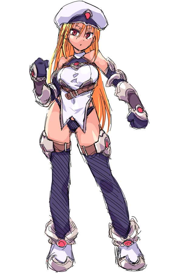 当初は拳士設定で考えてたから武器手甲だったけど、魔法剣士に変更したので腕周りがスッキリした 