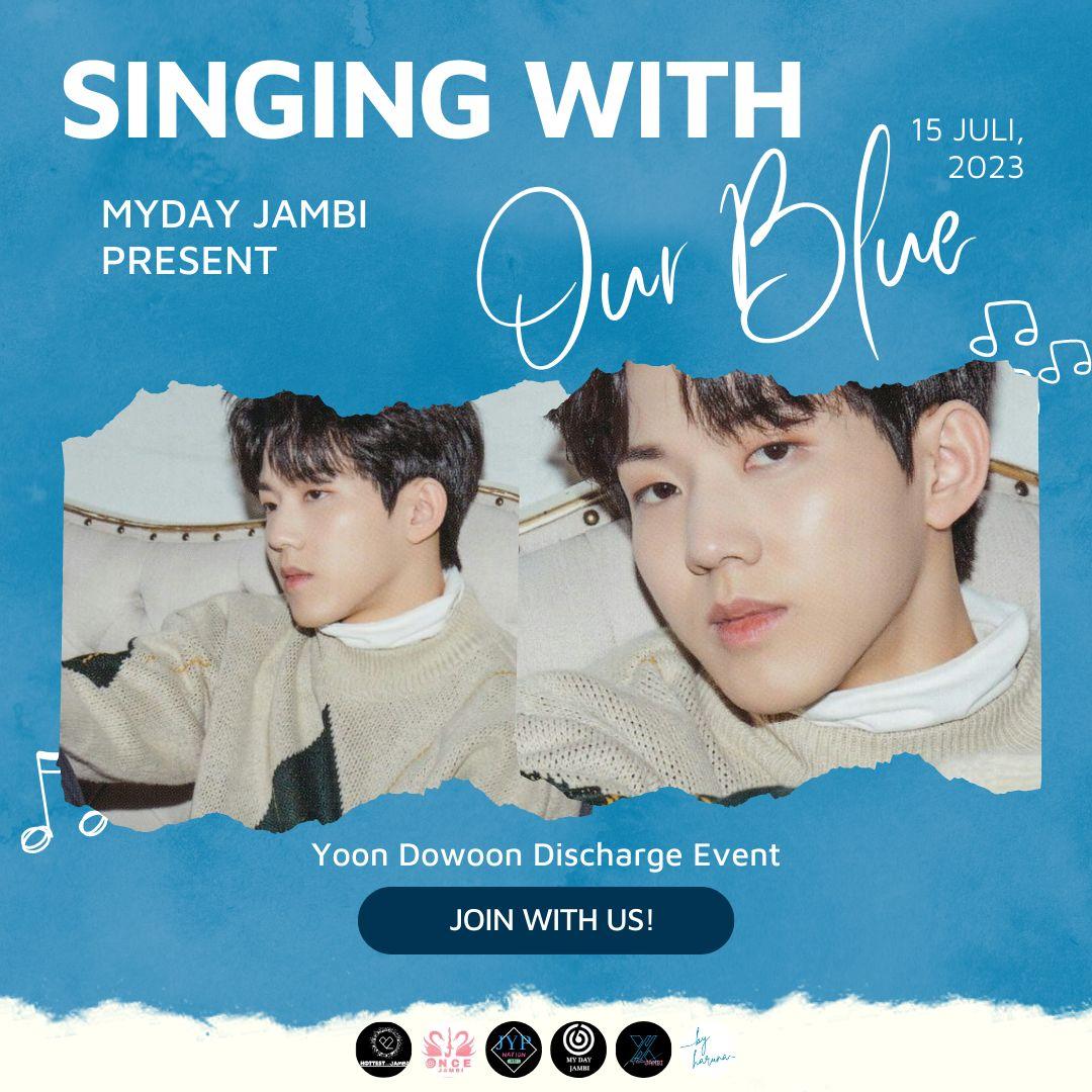 byharuna_'s tweet photo. โจ MY DAY JAMBI PROUDLY PRESENT โจ
๐คDowoon Discharge Noraebang Event๐ค
๐ SINGING WITH OUR BLUE ๐
MORE INFORMATION DM US ON :
@mydayjambi (IG/TW)
desain by @byharuna_
#DAY6 #๋ฐ์ด์์ค #dowoon #yoondowoon #dowoonday6 #mydayjambi #kpopersjambi #์ค๋์ด #dowoondischargeevent https://t.co/wMtDc8Uxx0