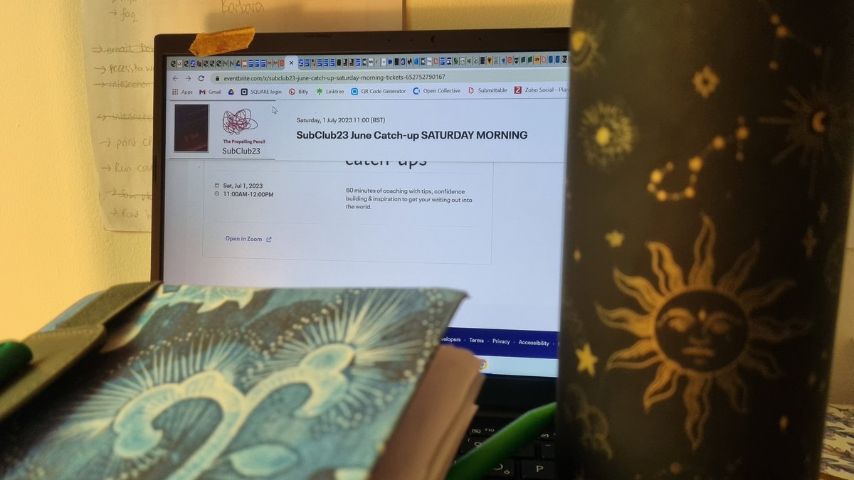 zocowrites (@zocowrites) on Twitter photo SubClub with <a href="/NivenAudrey/">Audrey Niven</a> has been a great start to my afternoon. 6 pages of notes, a pinch of clarity, and a sprinkling of intentions. Thank you! <a href="/Prop_Pencil/">thepropellingpencil (Competiton CLOSED)</a>
#WritingCommunity SubClub with <a href="/NivenAudrey/">Audrey Niven</a> has been a great start to my afternoon. 6 pages of notes, a pinch of clarity, and a sprinkling of intentions. Thank you! <a href="/Prop_Pencil/">thepropellingpencil (Competiton CLOSED)</a>
#WritingCommunity