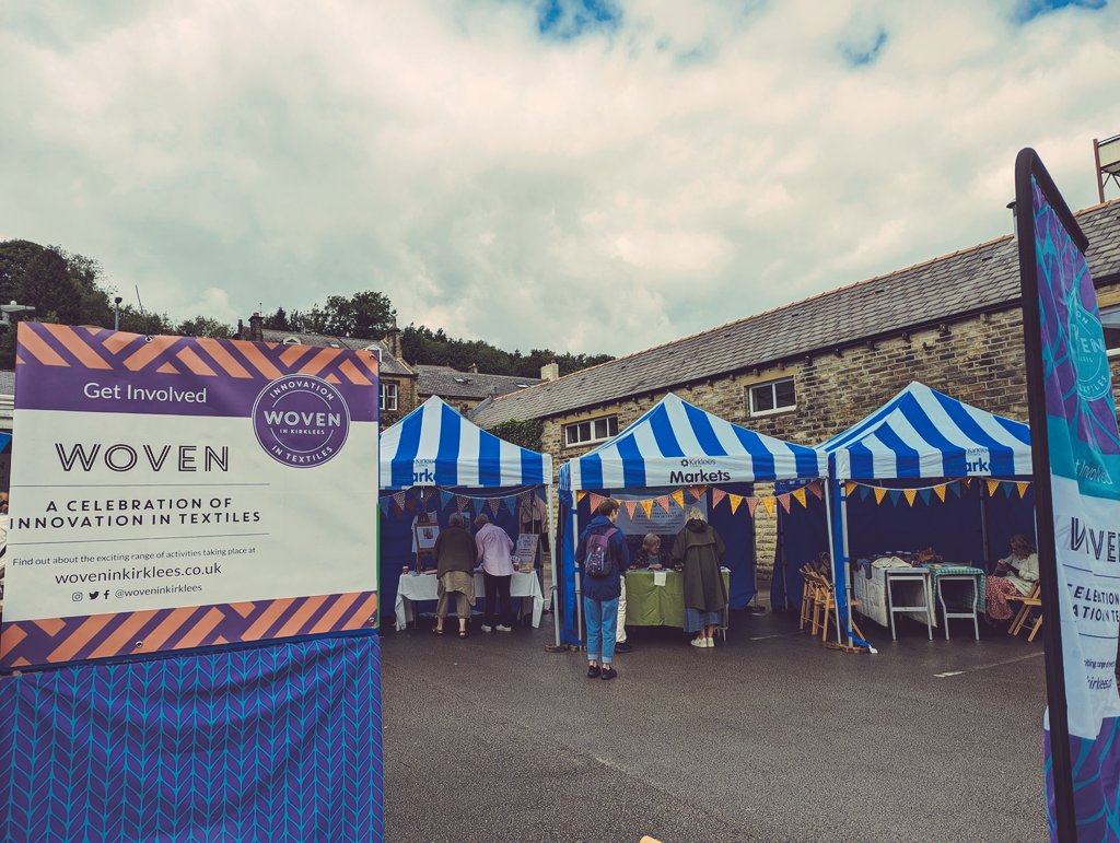 upcyclefashion's tweet photo. We're in the co-op car park in #Holmfirth for the final Repair Roadshow of #MissionToMend for #WOVEN23!! 
- FREE sewing kits for everyone
- DROP in sewing workshops until 4pm
- REPAIR mending social
- Lucy Bennett School of Sew
- Wooldale Patchwork Group
- YARN spinning 
12pm-4pm https://t.co/JFqCmI1JO2