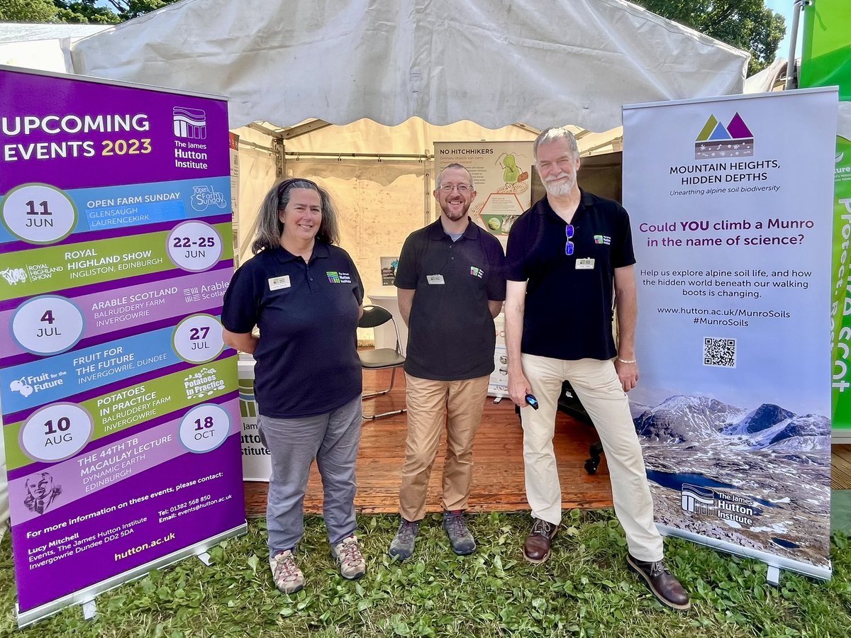 James Hutton Institute (@jameshuttoninst) on Twitter photo It’s getting busy here at the <a href="/ScotGameFair/">GWCTScottishGameFair</a> - and we’re enjoying the visitors - including wee Pickle! Come meet our #ecologists and plant pathologists to talk everything #upland, from #peatland restoration to plant diseases and #Munro soils. We’re G12 in Gunmakers’ Row! #SGF2023 It’s getting busy here at the <a href="/ScotGameFair/">GWCTScottishGameFair</a> - and we’re enjoying the visitors - including wee Pickle! Come meet our #ecologists and plant pathologists to talk everything #upland, from #peatland restoration to plant diseases and #Munro soils. We’re G12 in Gunmakers’ Row! #SGF2023