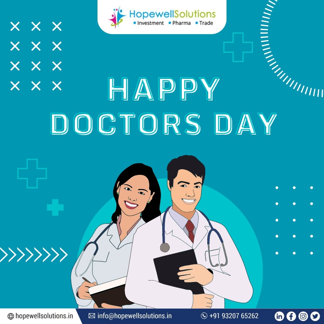 𝐇𝐚𝐩𝐩𝐲 𝐃𝐨𝐜𝐭𝐨𝐫𝐬 𝐃𝐚𝐲!

On this special day, we acknowledge the healing hands that make healthcare a reality.

𝐑𝐞𝐚𝐜𝐡 𝐨𝐮𝐭 𝐭𝐨 𝐮𝐬 𝐟𝐨𝐫 𝐚𝐥𝐥 𝐲𝐨𝐮𝐫 𝐩𝐡𝐚𝐫𝐦𝐚𝐜𝐞𝐮𝐭𝐢𝐜𝐚𝐥 𝐧𝐞𝐞𝐝𝐬!

#doctorsday #hopewellsolutions #pharma #medicines #pharmaexporter