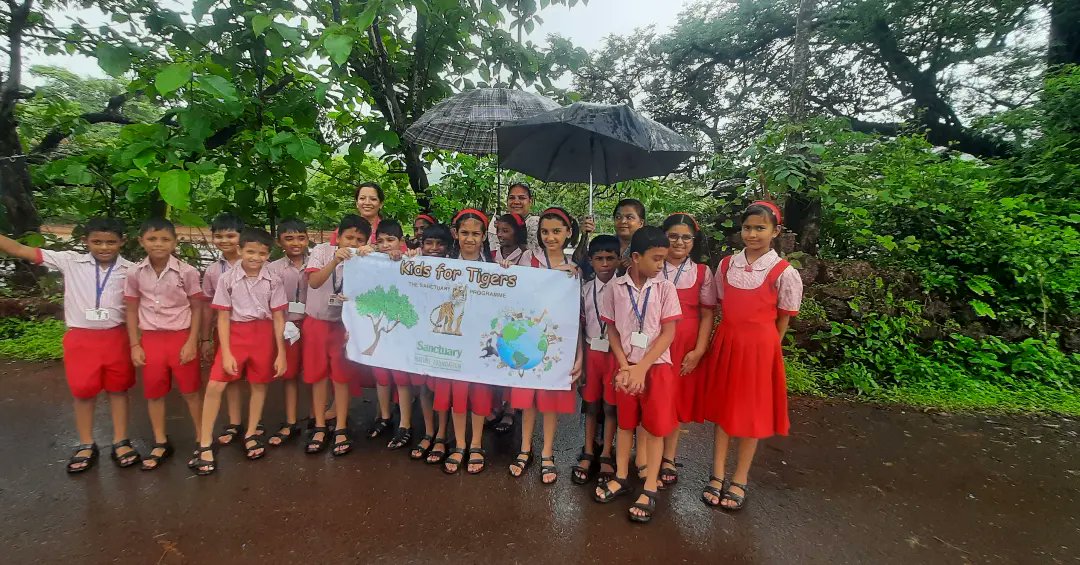 TallulahDSilva's tweet photo. #kidsfortigers #goa with 100 students #mustifundprimaryschool #panjim at #curca #freshwater #spring and #waterfall learning about #biodiversity #forests #rivers
The children of Goa asking for help #savetigers #savemadhei #savemollem @visrane @nileshcajani @draneofficial https://t.co/TqBqAxwwV7