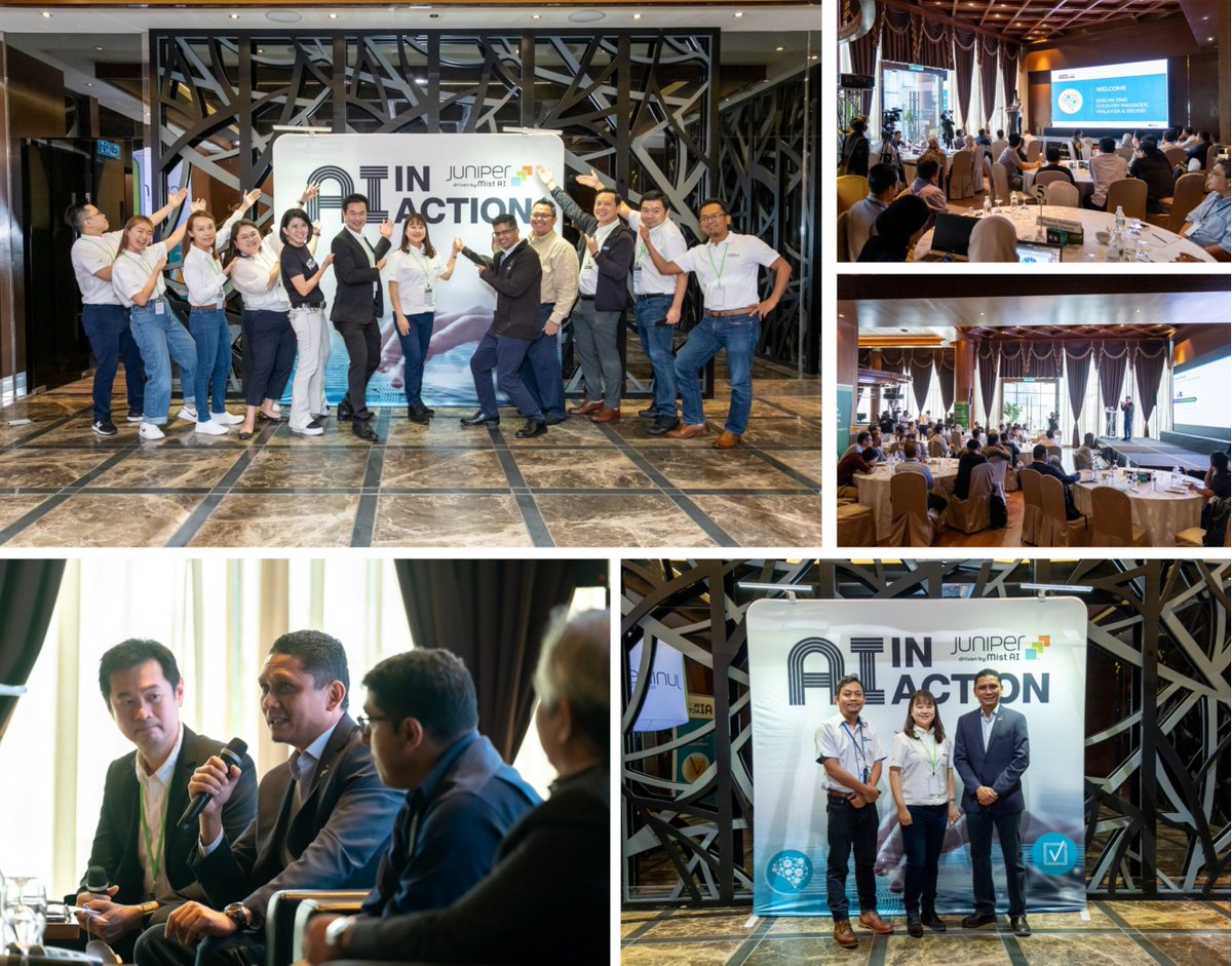 DT8's tweet image. Thank you to our guests for joining us at our first-ever #AIinAction event in Malaysia 🎉 Together, we explored the limitless possibilities of AI in networking and fostered meaningful connections within the community. We look forward to an exciting future of innovation together!