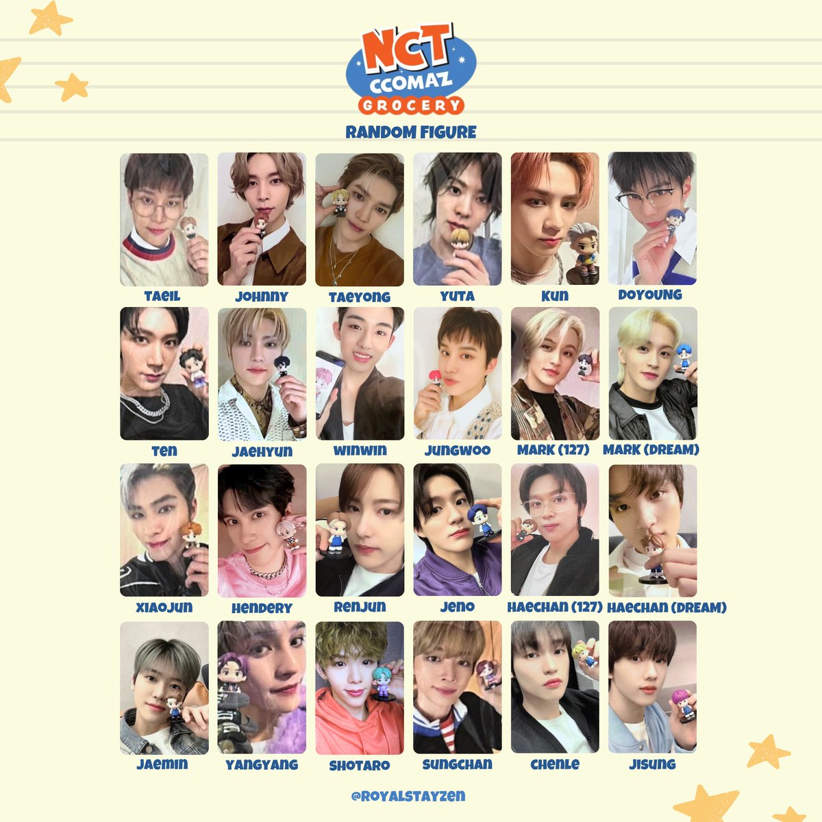 NCT CCOMAZ ランダムトレカ ヘチャン スペシャル NCT - RANDOM TRADING CARD SET [NCT CCOMAZ GROCERY STORE MD