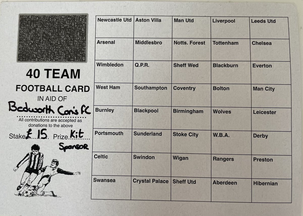 Good afternoon you beautiful people

With Preseason back tomorrow 

We are running a blackout for sponsorship of a new kit

So if you have or know anyone with a business that would like to get involved please do

Minimum 2 years as sponsor

£15 a go

We really appreciate it 💚💚