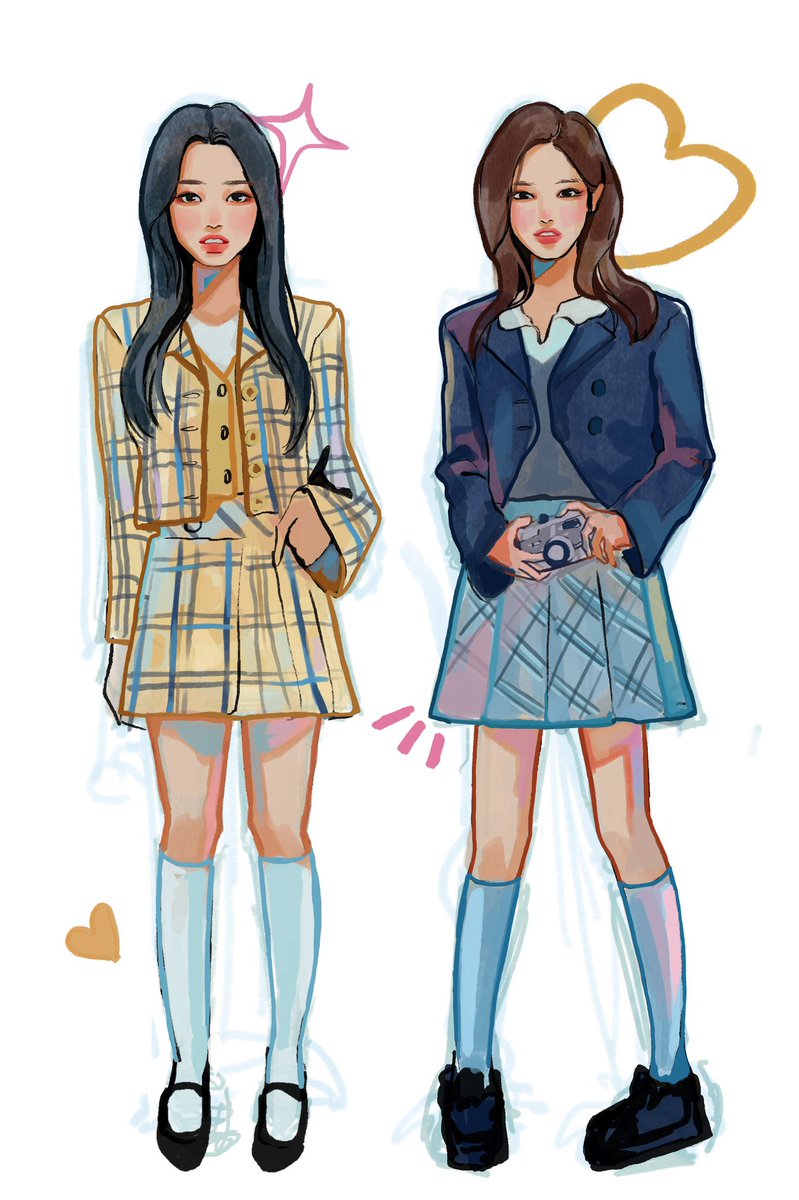 hyewon match now 🤗 #gowon #oliviahye #loona #loonathefanart