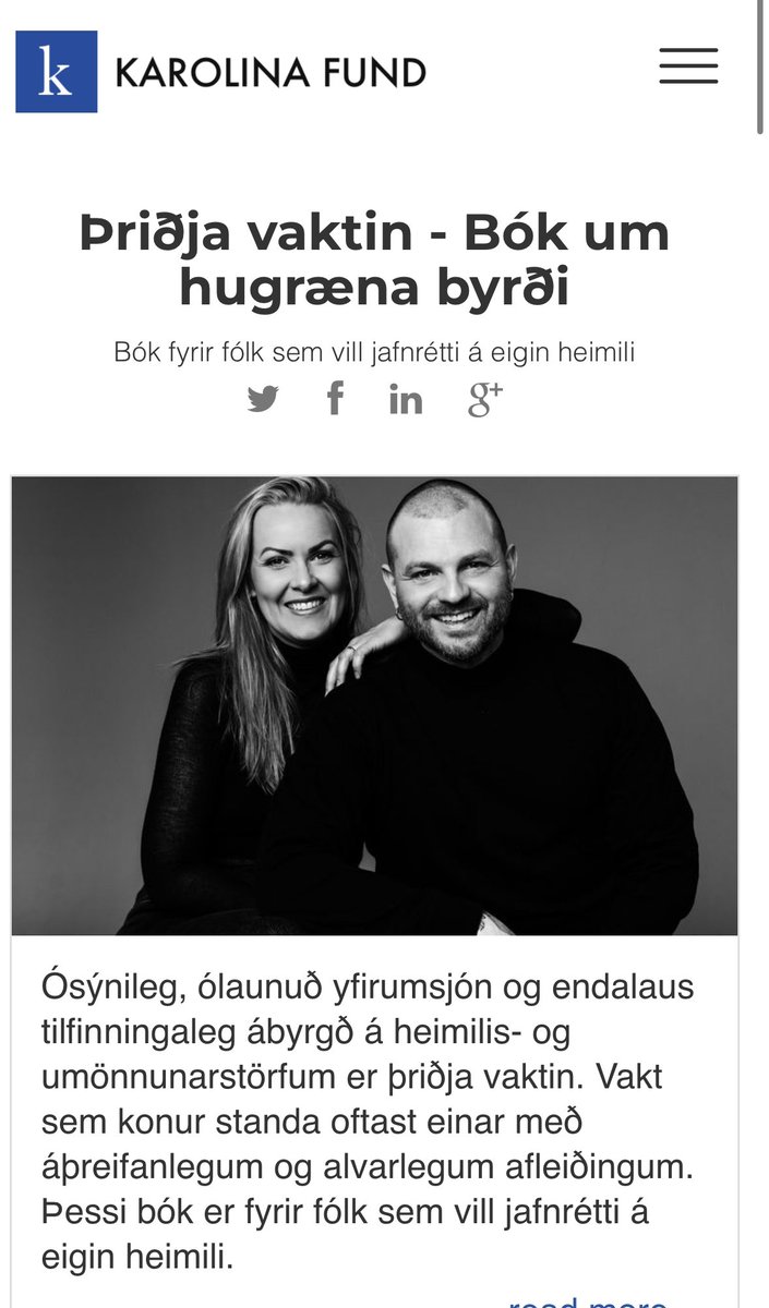 Er kannski bannað að plögga hér? Afsakið. Innilega. Okkur <a href="/hulda_tolgyes/">Hulda Tölgyes</a> langar bara mjög mikið að gefa þessa bók út:
karolinafund.com/project/view/6…
