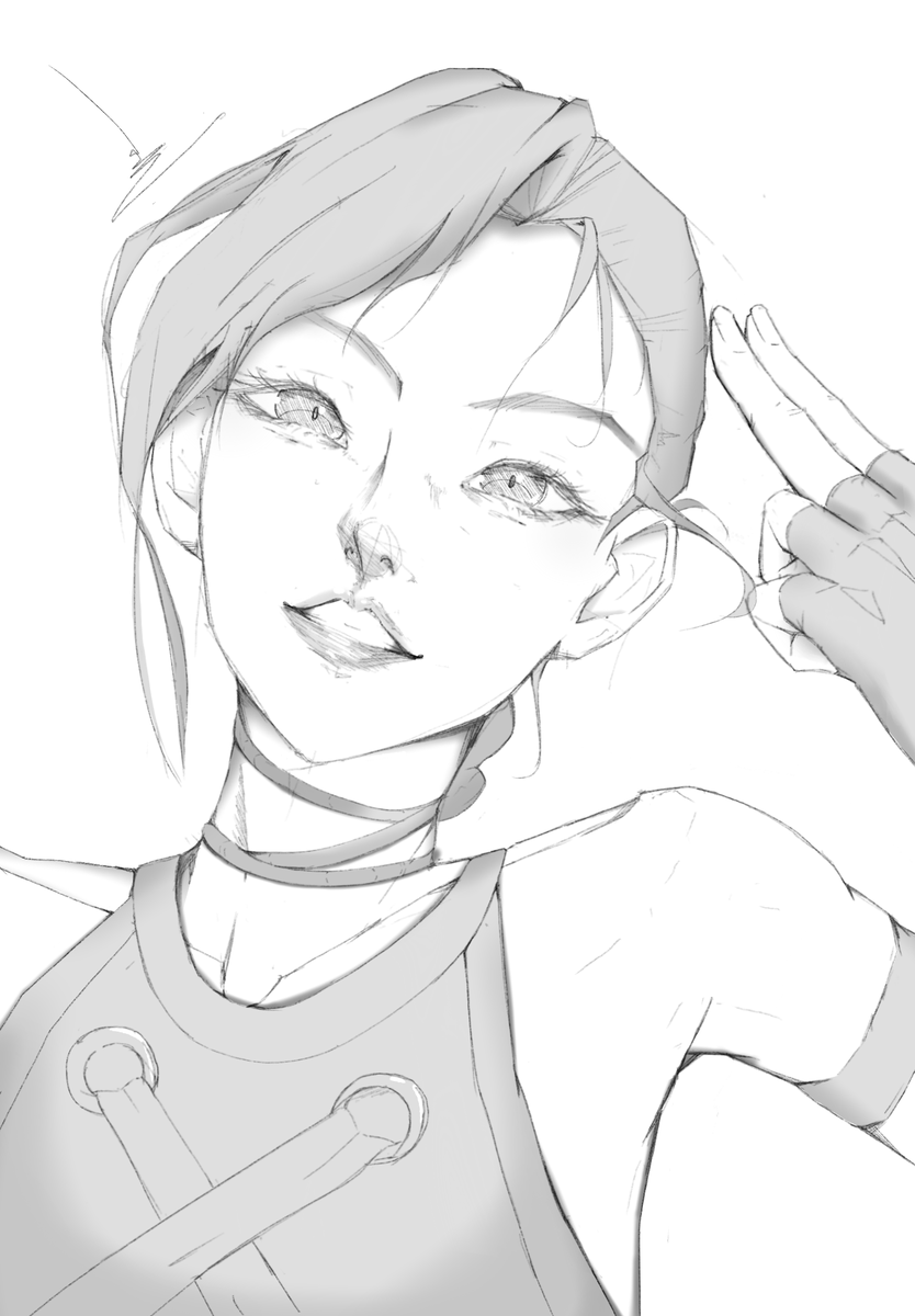 cinnamaldehyd's tweet photo. Jinx from Arcane(...)!

i cba colouring 🥴

#illustration #digitalart https://t.co/mzDacwNDF6