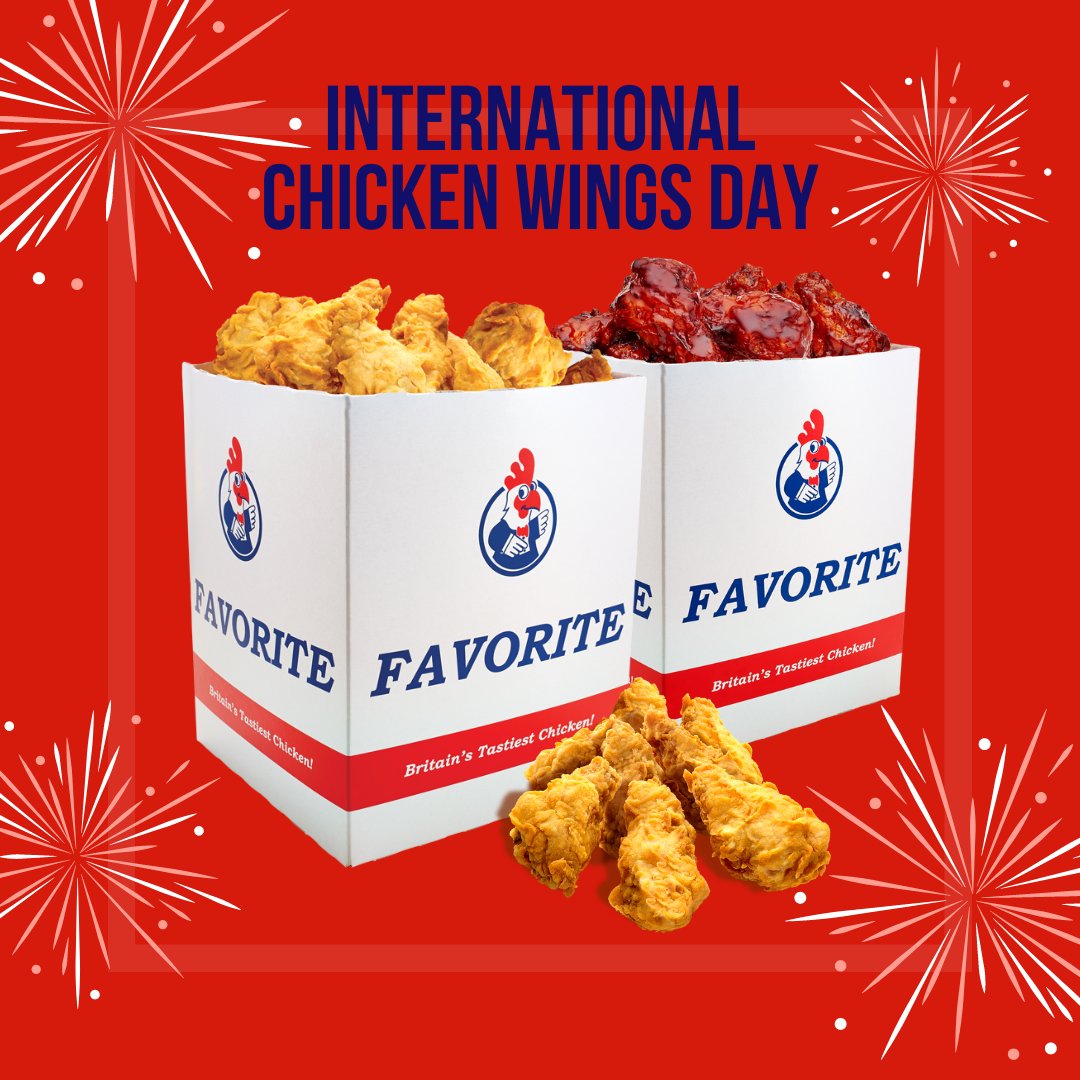 Today is International Chicken Wings Day!
Celebrate with your choice of Spicy Crunchy or Spicy BBQ Wings. 😋