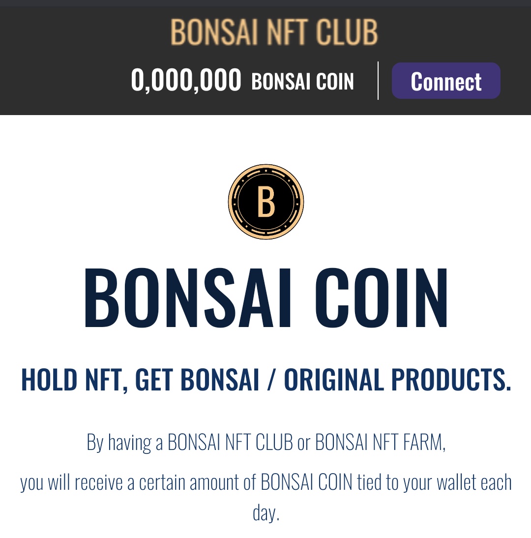 BONSAINFTCLUB's tweet photo. CHECK YOUR BONSAI COIN🌳🪙
https://t.co/NnkivNuX3Q https://t.co/zbeTaMztEX