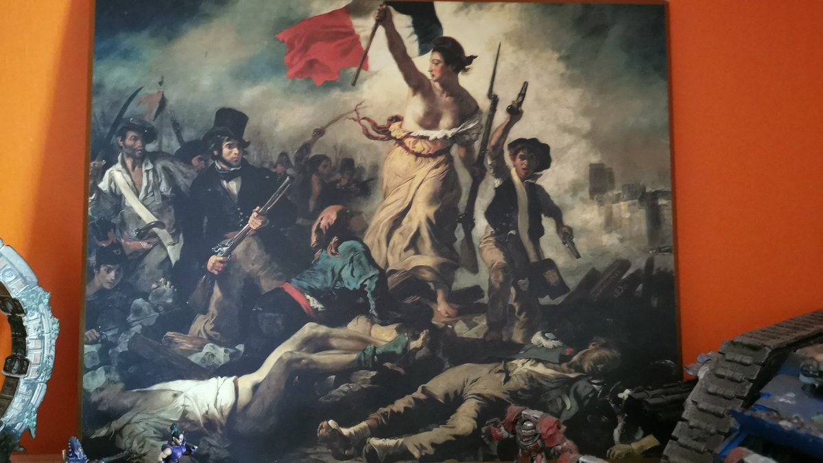One of my favourite paintings of all time. I know this isn't the full picture (how ironic) but I think the sentiment remains.

Take your country back from those treasonous fools.

#FranceHasFallen #VivelaFrance #VivelaLiberté