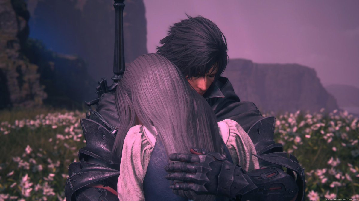 LegionzGaming's tweet image. “The side quests are bad”, again PLEASE don’t skip the side quests in Final Fantasy XVI. This scene is literally missable if you don’t do the side quest. Yet another side quest that broke me 🥹
“You are my treasure” 😭 I love Clive and Jill so much ❤️ my new favorite FF couple.