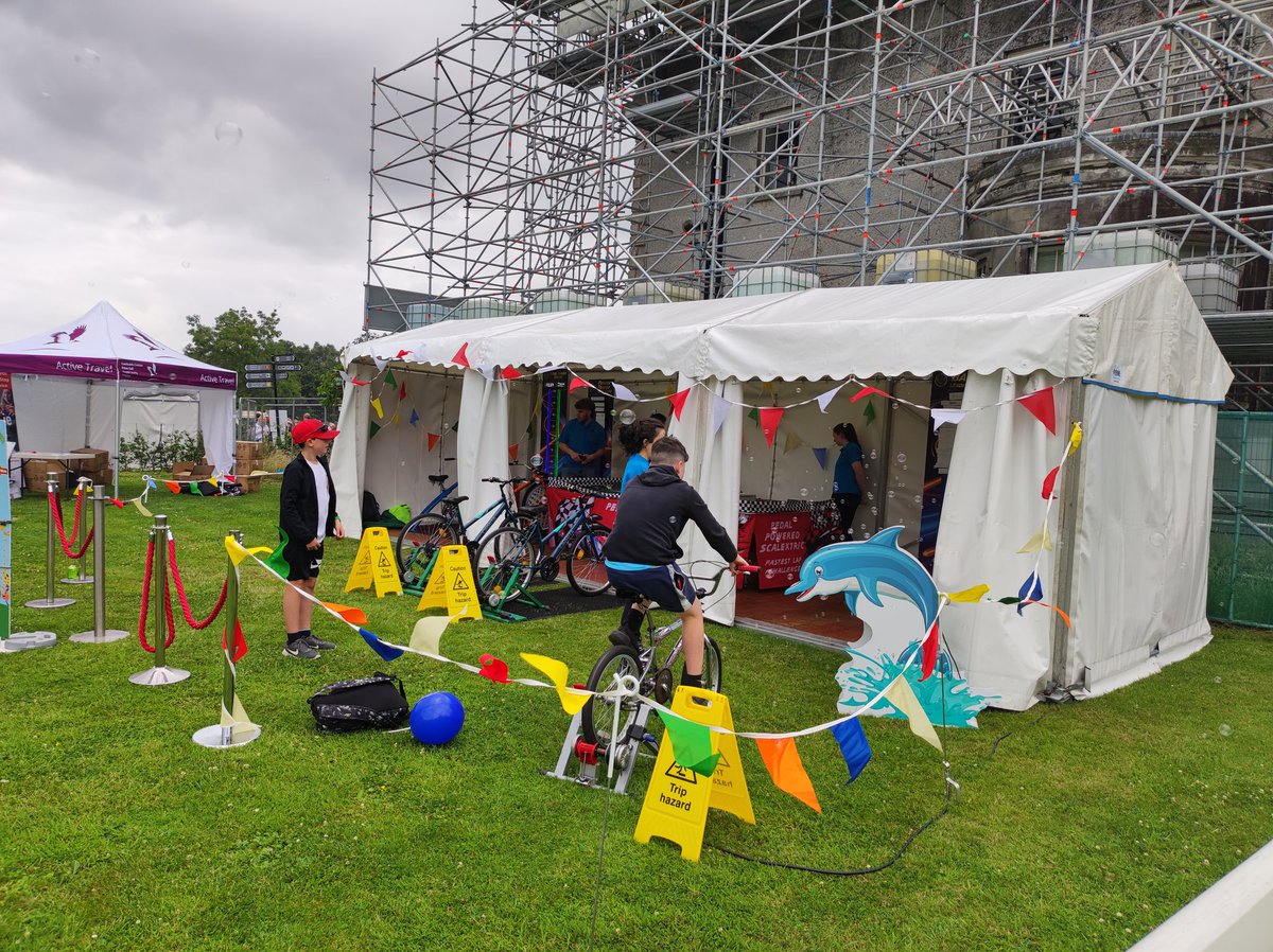 It's getting busy and the sun is shining! Just about! <a href="/Fingalcoco/">Fingal County Council</a> <a href="/FlavoursFingal/">Flavours of Fingal County Show</a> #family #familyfun #events @Dougie_77 <a href="/RHPevents/">RHP Events</a>