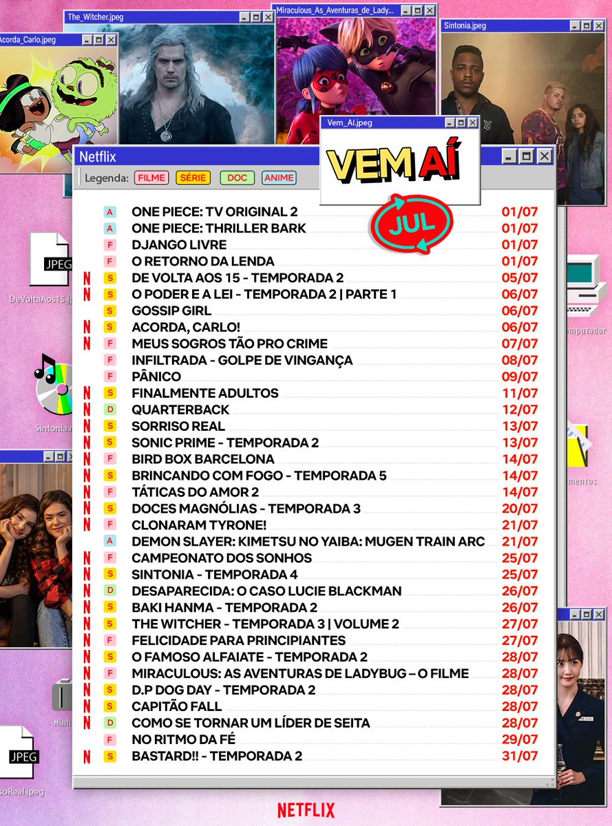 Lançamentos da Netflix on X: EU TE AMO @NETFLIXBRASIL