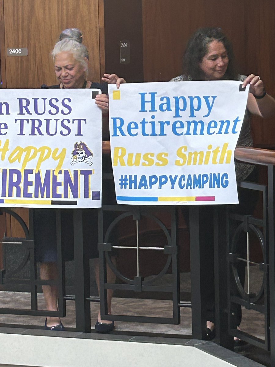Happy Retirement Catty and Russ! 🎉