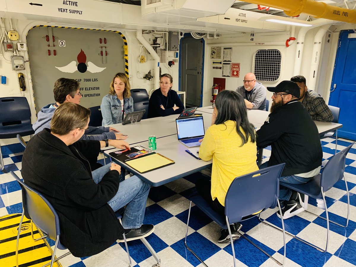 MidwayEducators's tweet photo. Congratulations to an outstanding group of 32 teachers from 16 states who completed the 2023 WWII in the Pacific seminar. The Midway Museum was proud to host you in San Diego and looks forward to hearing how  the professional development is reflected in your teaching practice. https://t.co/gY7GpFcAbn