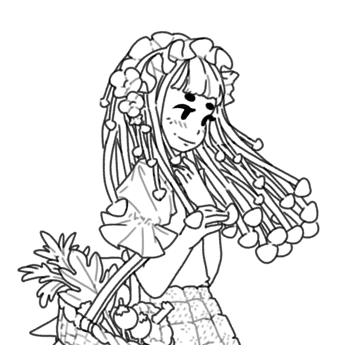 artimaking's tweet photo. good old-fashioned lover froggie and her mushroom girl ♡ https://t.co/g6jrGWK90U