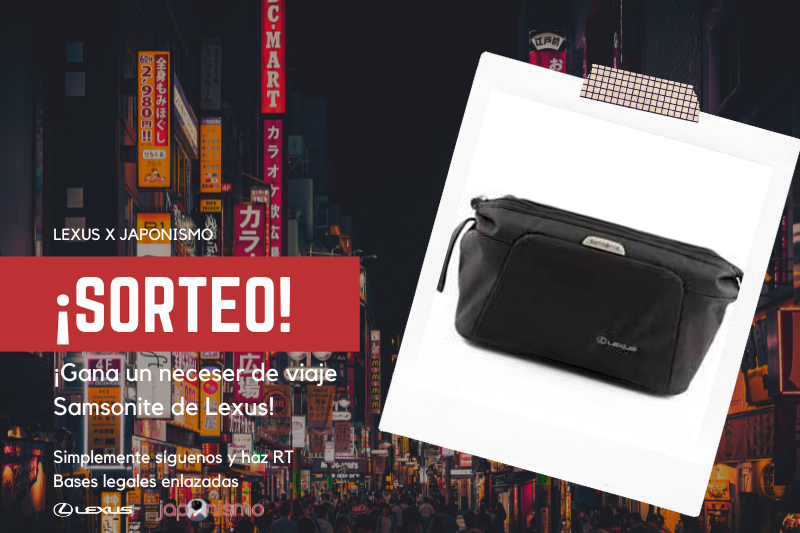 🔊 Y vamos con otro SORTEO #LexusbyJaponismo! 🔊 

🌍Para este mes de julio, sorteamos un neceser de viaje Samsonite de <a href="/LexusSpain/">Lexus España</a>. Síguenos, haz RT de este tuit y... ¡mucha suerte! 

🗒️ Bases legales: tinyurl.com/8eaz48u6