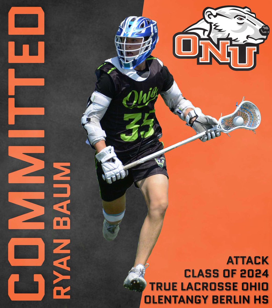 I am excited to announce my commitment to play D3 lacrosse at Ohio Northern University. Thank you to all of the coaches, teachers, family, and friends who have helped me along the way! Truly grateful for this opportunity. Go Polar Bears! <a href="/TrueLacrosseOH/">True Lacrosse Ohio</a> <a href="/ONUMLAX/">ONU Men's Lacrosse</a> <a href="/BerlinBearsLax/">BERLIN BOYS LACROSSE</a>