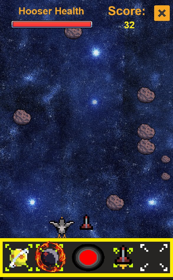 LouciferCreate's tweet photo. THE GREAT CANADIAN HOOSER - Arcade style space goose??? Will be a FREE game :) Comment below your initial thoughts. Id appreciate it :)

#thegreatcanadianhooser #loucifercreations #IndieGameDev #indiedev #indiegames #gamedev #gamedevelopment https://t.co/zpBZmgcBZZ
