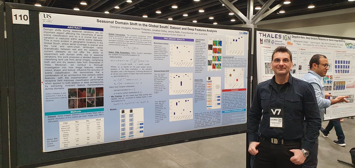 GeorgiosVoulga1's tweet photo. Our work👇🏻"Seasonal Domain Shift in the Global South: Dataset and Deep Features Analysis" was recently published at the @CVPR Earthvision conference! @wearepal_ai @SussexUni 
 
https://t.co/K8OVO5eIW4

#CVPR2023 #earthvision #deeplearning #remotesensing #computervision #sdg13 https://t.co/x467F4ECT9