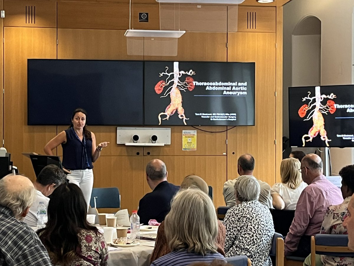 LaerkeLondon's tweet photo. What a fantastic day seeing previous dissection patients networking and learning to understand their disease as part of the #Barts900 anniversary celebrations. Proud to be part of an inspiring team @mraungoo @aorticsurgeon @JElefteriades @Icarus1054 @BartsAorta #TIAGD https://t.co/V2OHt6OZ8K