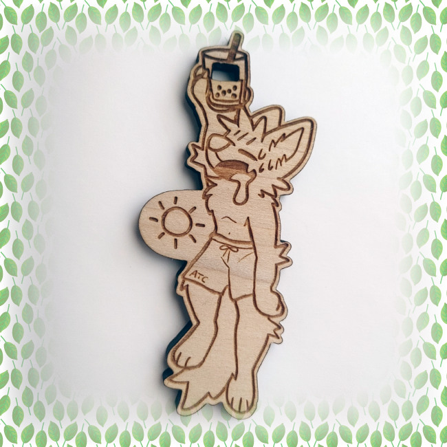 AnthroTea's tweet photo. Feeling the summer heat? Our July keychain captures the struggle!🌞😅
This adorable, sweaty furry battles the sun, but still rocks it with style! Get yours now at Anthro Tea Co!  #furry🦊🥤 https://t.co/IXt34JbeXe
