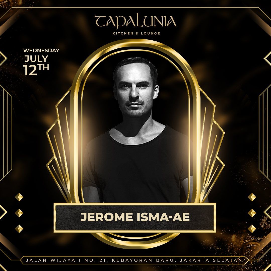 #Jakarta! 🇮🇩 @JeromeIsmaAe just announced at #Tapalunia Wednesday 12 July 2023! @indoclubbing