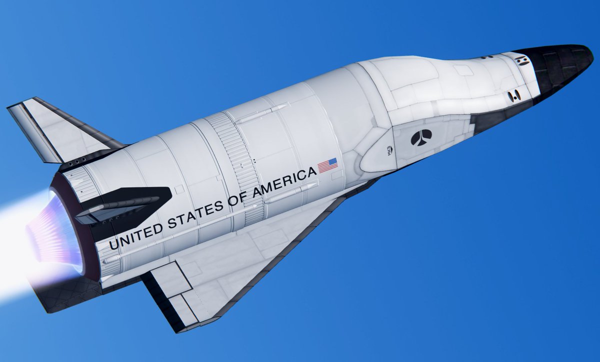 Truthful_ast's tweet photo. Rockwell VTHL SSTO "Platypus" https://t.co/EqufazRCnz