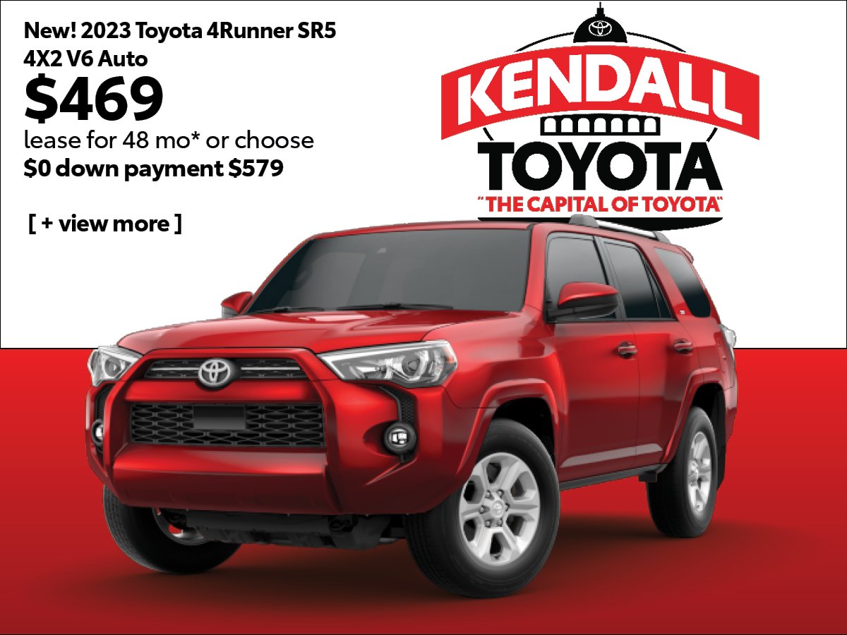 Take advantage of our WHITE HOT Sales Drive, happening now through July 5th! Get a new Toyota now at our best price with no payments for 90 days plus ToyotaCare Maintenance included with every new vehicle! Visit kendalltoyota.com or call 305-KENDALL.
