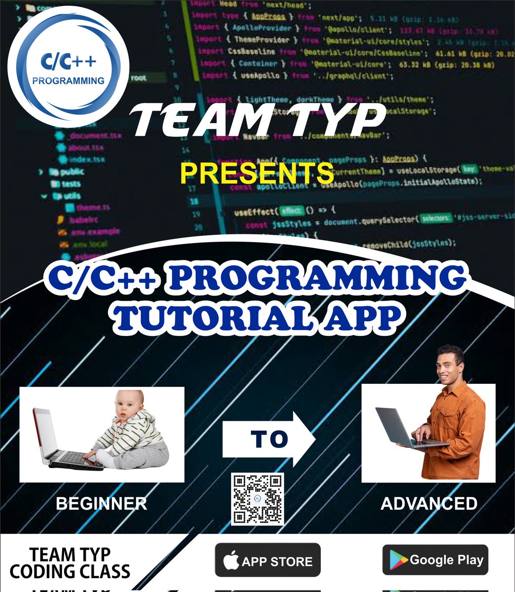 CCppProgrmming's tweet image. 👇. 👇. 👇. 
Check out the link 
github.com/The-Young-Prog…
Start learning before it&apos;s too late... 😊

@uniben @nacossoutheast @LasuNacoss @LasuNacoss @NACOSSFAMILY @NacossUniben @NacossPT_Yaba @UnilagNigeria @uniport @unibujaforum